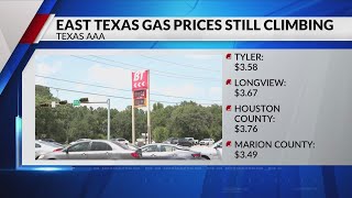 East Texas gas prices rise despite statewide relief, AAA says
