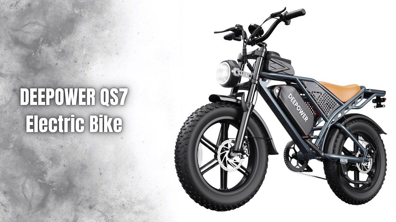DEEPOWER QS7 ⚡ 2000W Fat Tire E-Bike 28MPH Beast | April 2026