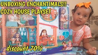 Mainan Rumah Rumahan - RUMAH BONEKA - Enchantimals Cozy House Palyset