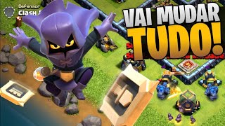 VAI MUDAR TUDO A NOVA TROPA!!! CAÇADORA DE HERÓIS!! CLASH OF CLANS