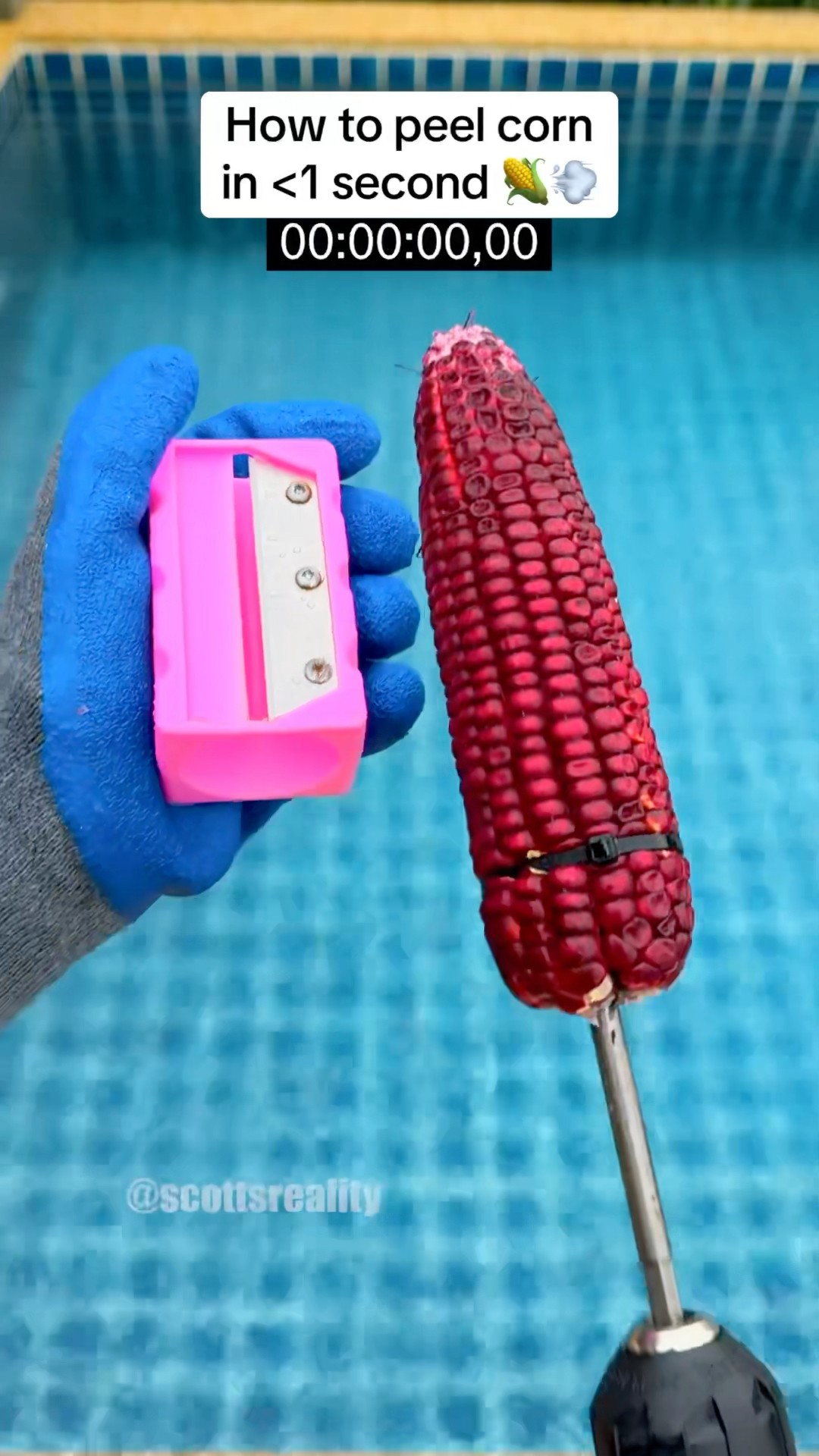 New corn peeling world record time?! ⏱️?