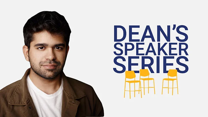 Dean's Speaker Series | Aravind Srinivas, PhD 21 (Comp. Sci.) | CEO & Cofounder, Perplexity