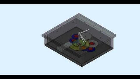 Solid Works Clock assembly