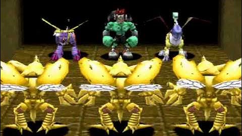 Digimon World 2 : VS M-Garurumon, Boltmon & Gryphonmon