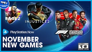 PS NOW NOVEMBER 2020 | Playstation Now New Games November 2020