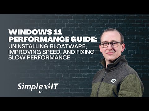 Windows 11 Performance Guide: Uninstalling Bloatware, Improving Speed, and Fixing Slow Performance