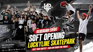 AKHIRNYA DIBUKA LAGI | MINI VLOG - KESERUAN EVENT SOFT OPENING LUCKYLINE SKATEPARK ⭐⭐⭐⭐⭐ screenshot 5