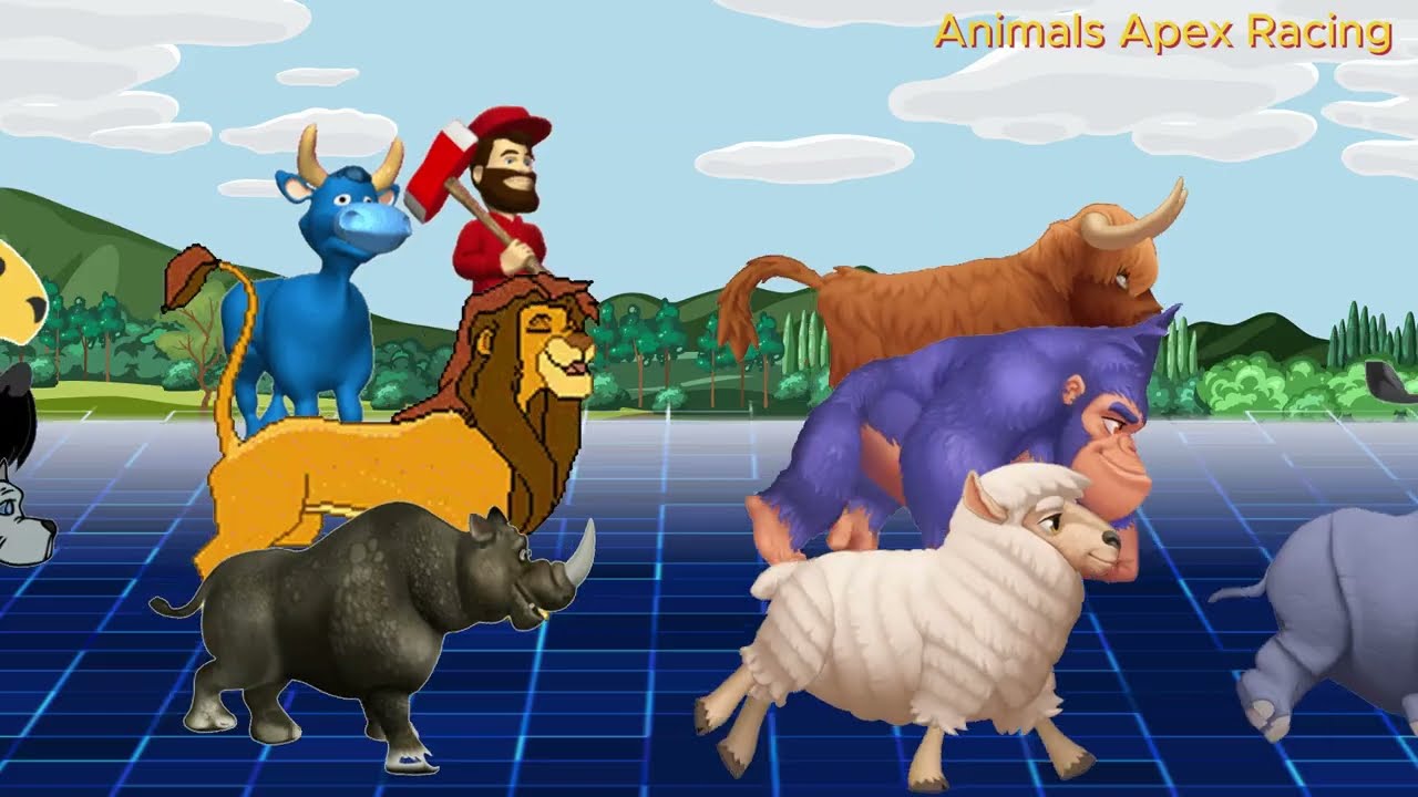 WILD ANIMALS GO CRAZY IN 3D RACING CHAOS!1 Part 261