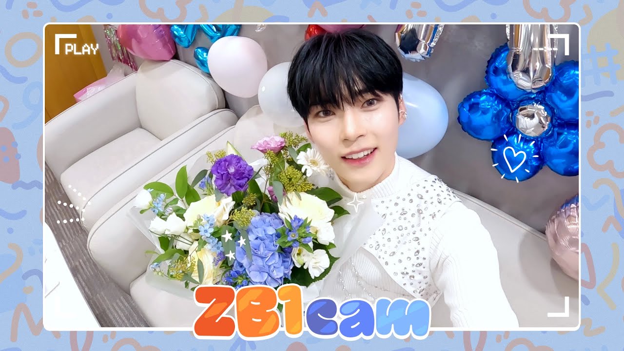 [ZB1 CAM] 엠카운트다운 완댜님 한빈 VLOG  | 국민햄씨 등장 | 힘나는 멤버들 응원 | 태연 선배님의 'INVU' 무대 하기