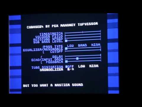 X2010 - C64 Demo - Cubase64 by Mahoney (Live footage)