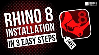 Install Rhino 8 for Free in Just 3 Simple Steps | Step-by-Step Tutorial