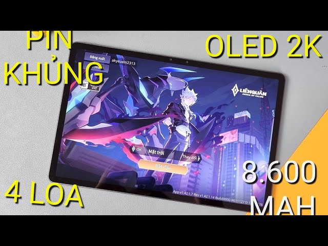 LENOVO TAB P11 PRO: MÀN OLED 2K, 4 LOA CỰC PHÊ, GAMING, PIN 8.600 MAH!!!