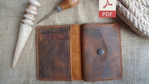 Making a Leather Vertical Wallet