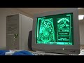 What Space Cadet pinball looks like on green monochrome CRT monitor in the BACKROOMS