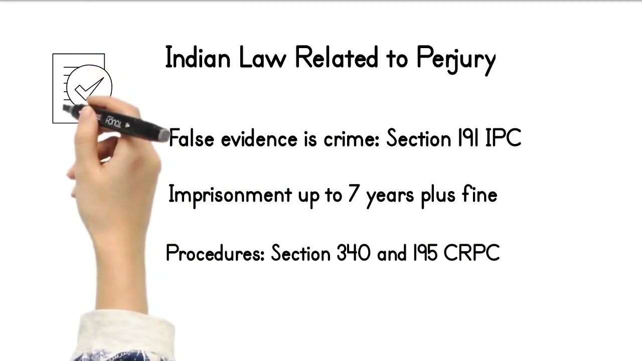 What is Perjury and What is its Procedure in India