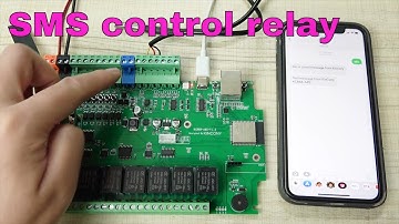 Lesson35- SMS control relay & read temperature & alarm message