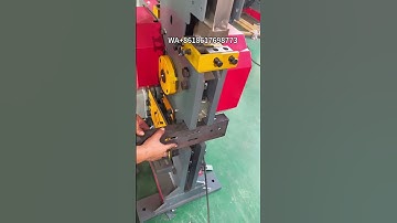 High-quality multifunctional punching and shearing machine # Ironwork machine #ironworker #factory