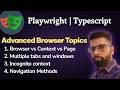 Playwright Multiple Tabs, Incognito & Popups (Complete Guide)