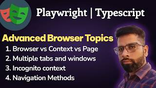 Playwright Multiple Tabs, Incognito & Popups (Complete Guide) screenshot 2