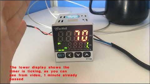 Temperature controller with timer