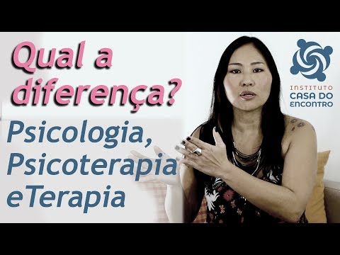 Vídeo: Qual é A Diferença Entre Um Psicoterapeuta E Um Psicólogo?