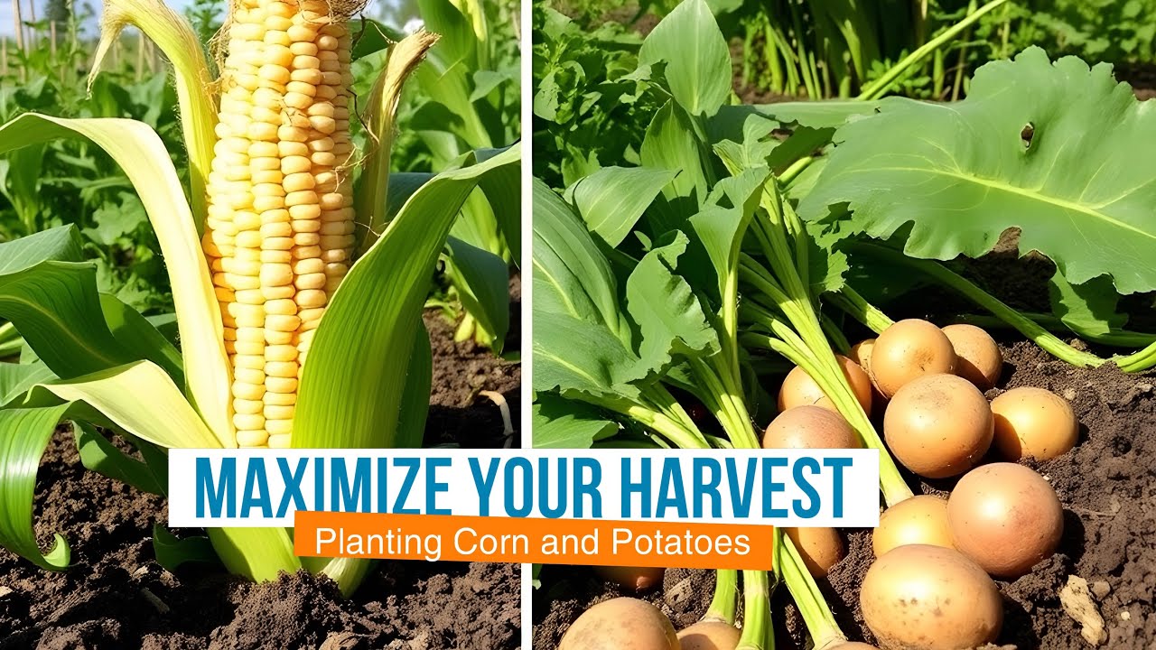 Maximize Your Harvest: Planting Corn and Potatoes🌽🥔