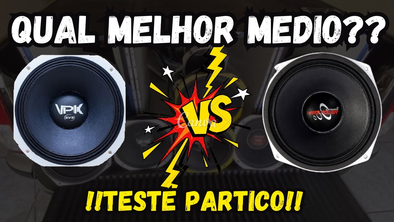 QUAL MELHOR MEDIO?? QVS VPK 60 VS HARD POWER HP400 - YouTube