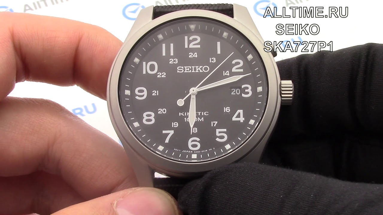 Обзор. Японские наручные часы Seiko SKA727P1 - YouTube