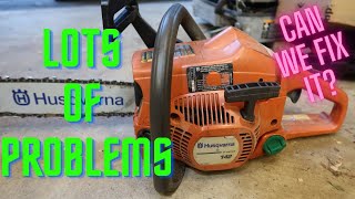 Husqvarna 142 LOTS of problems on this chainsaw / easy fix!