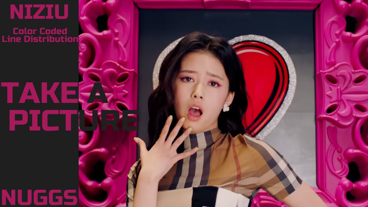 NiziU (ニジユー) Take a Picture | Line Distribution (Color Coded