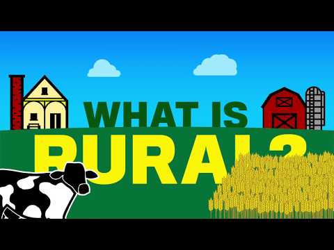 Video: Care este districtul rural?