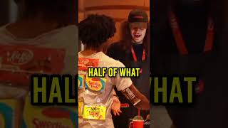 Sneaking Candy Into Movie Theater Prank! 😂😂 @KanelJoseph