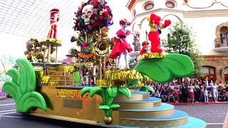 USJ フェスタ デ パレード [4k] Festa de Parade 2017.9.9 (ユニバ ハロウィン初日Halloween)