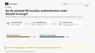 AI-Assisted PR Governance Workflow Demo | ControlBasis Kit