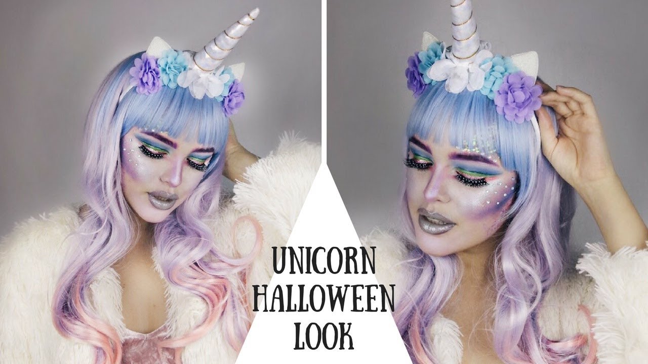 FAIRYTALE UNICORN HALLOWEEN MAKEUP TUTORIAL! | CassidySecrets
