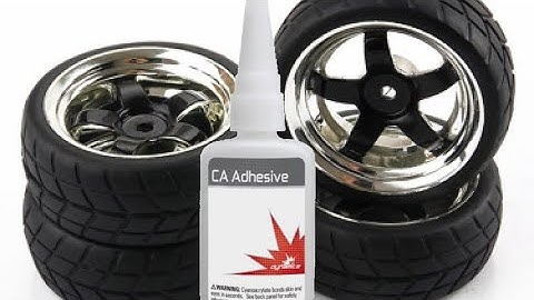 RC Car Tire Installation with CA Glue