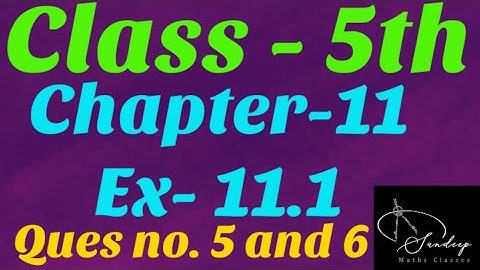 Class-5th/Chapter-11/Patterns/Ex-11.1/Ques no. 5 and 6(PSEB BOOK)