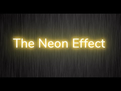 Neon and Flying Text using HTML & CSS | UR MEANSTACK