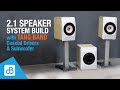 Building a 8 coaxial stereo speaker  subwoofer system with tang band  by soundblab