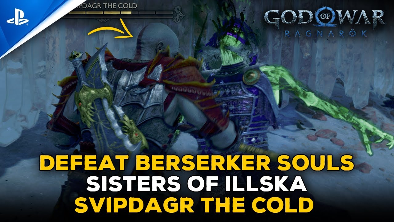 God of War: Ragnarok | Defeat Niflheim Berserker Souls - Svipdagr The