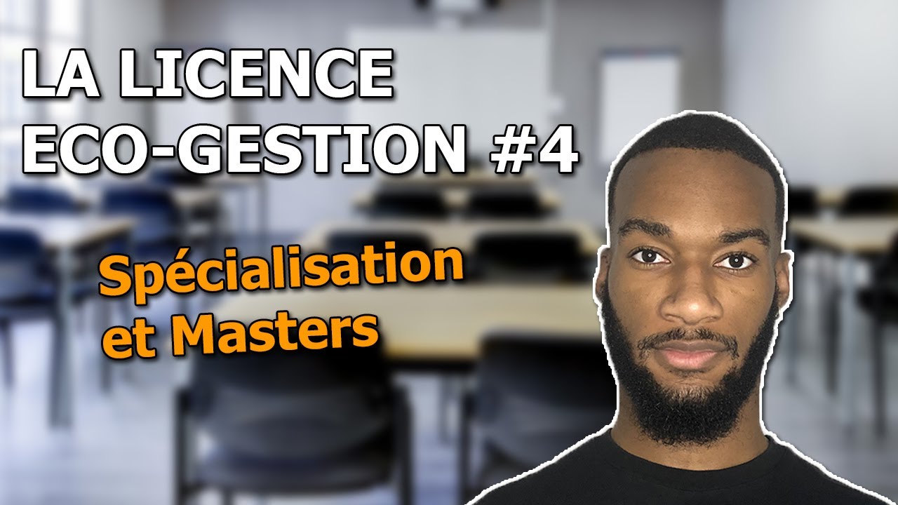Spécialisation et Masters Apres La Licence ECO-GESTION
