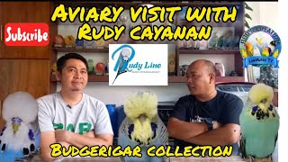 Aviary visit with RUDY CAYANAN from BINANGONAN RIZAL /BIRD SHOW VETERANS /BUDGERIGAR BREEDER