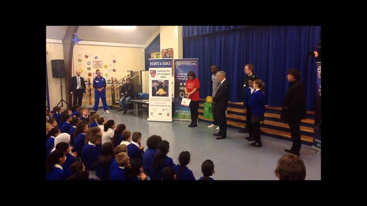 Pulse checks with Fabrice Muamba at St Simon and Jude School YouTube