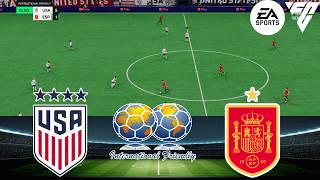 Fc 25 - USA W vs Spain W 15/05/2026 - International Friendly - Gameplay PS5
