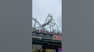 Inverted Top Hat | Helix at Liseberg #shorts #liseberg #sweden #mackrides #helix #rollercoaster