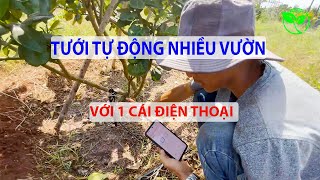 VẬN HÀNH VÀ TƯỚI TỰ ĐỘNG NHIỀU VƯỜN MỘT LÚC VỚI HỆ THỐNG BÉC TƯỚI VP10 MINI | VNPLANT