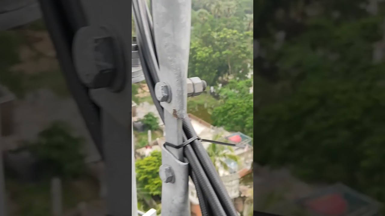 Airtel 4G 5G antenna view of 40 m towers 