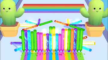 Pencil Rush 3D : All Levels Gameplay - New Update Android, iOS
