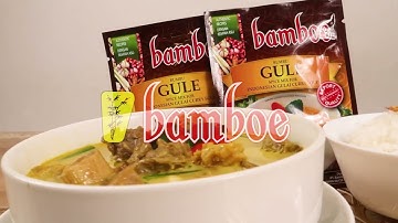 Bamboe INDONESIAN GULAI CURRY SOUP With Instant Coconut Milk - Bamboe Gule