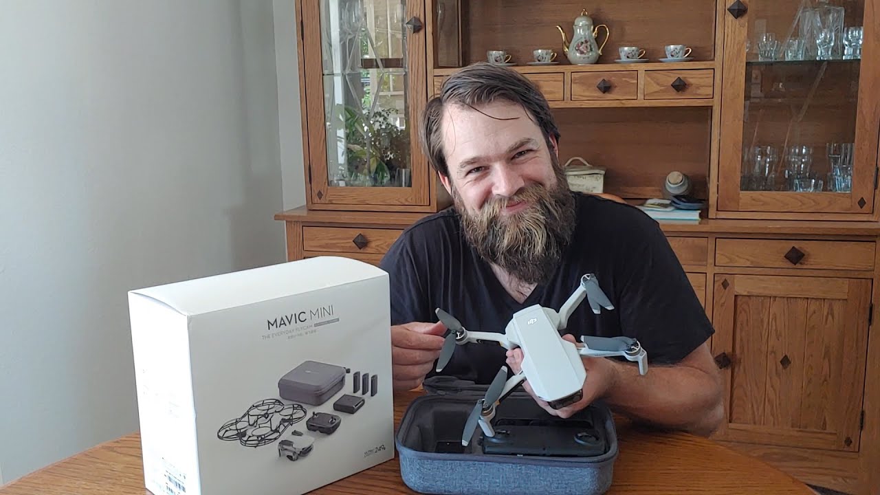 Dji Mavic Mini Drone Fly More Combo Unboxing My First Ever Drone